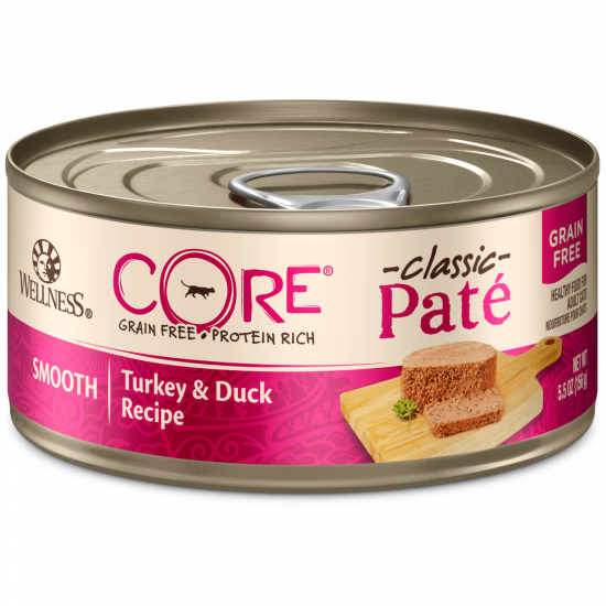 Wellness CORE Classic Pâté for Cats Smooth Turkey & Duck Recipe