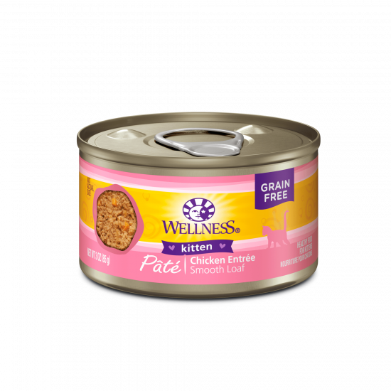 Wellness Complete Health Pâté for Kittens Chicken Entreé Smooth Loaf