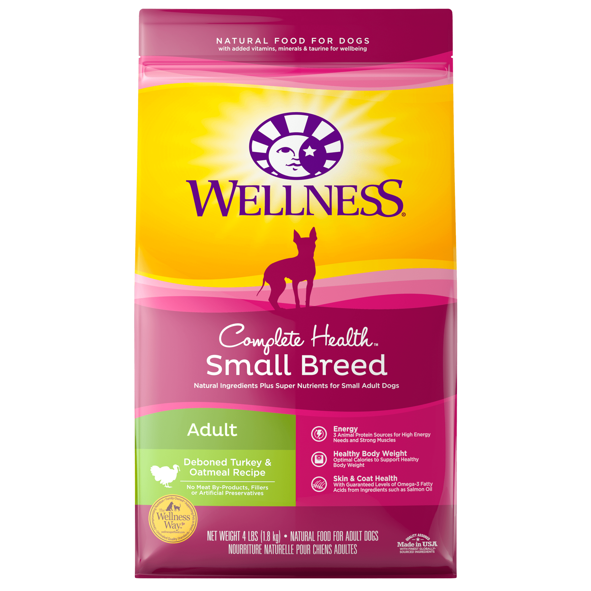 Natural dry pet food small breed
