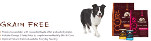 Grain free dog food