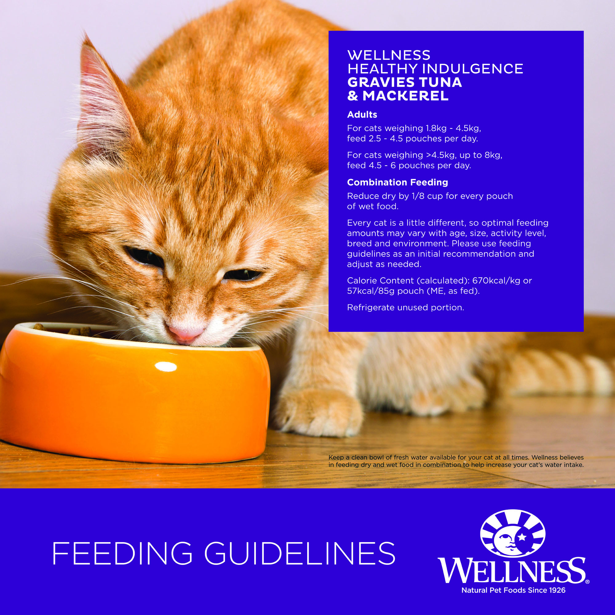 Wellness Healthy Indulgence Gravies for Cats with Bits of Tuna