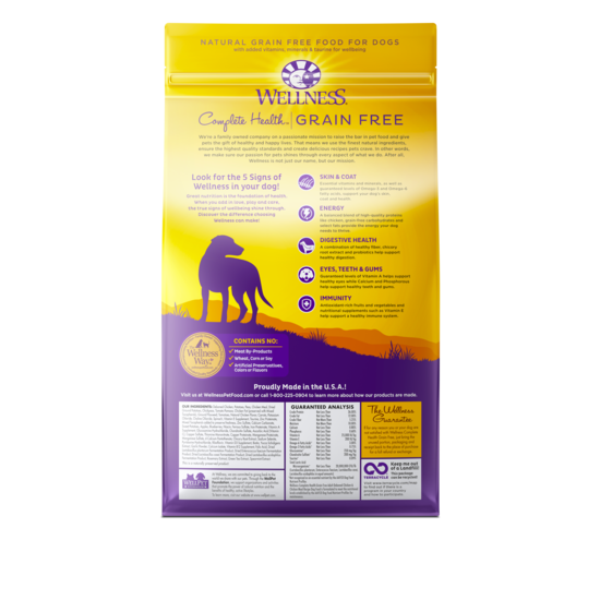 Wellness Complete Health Grain Free Adult Formula for Dogs Deboned