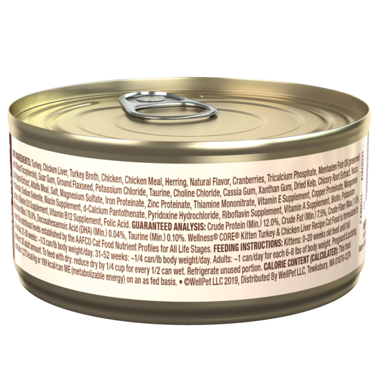 wellness core kitten pate