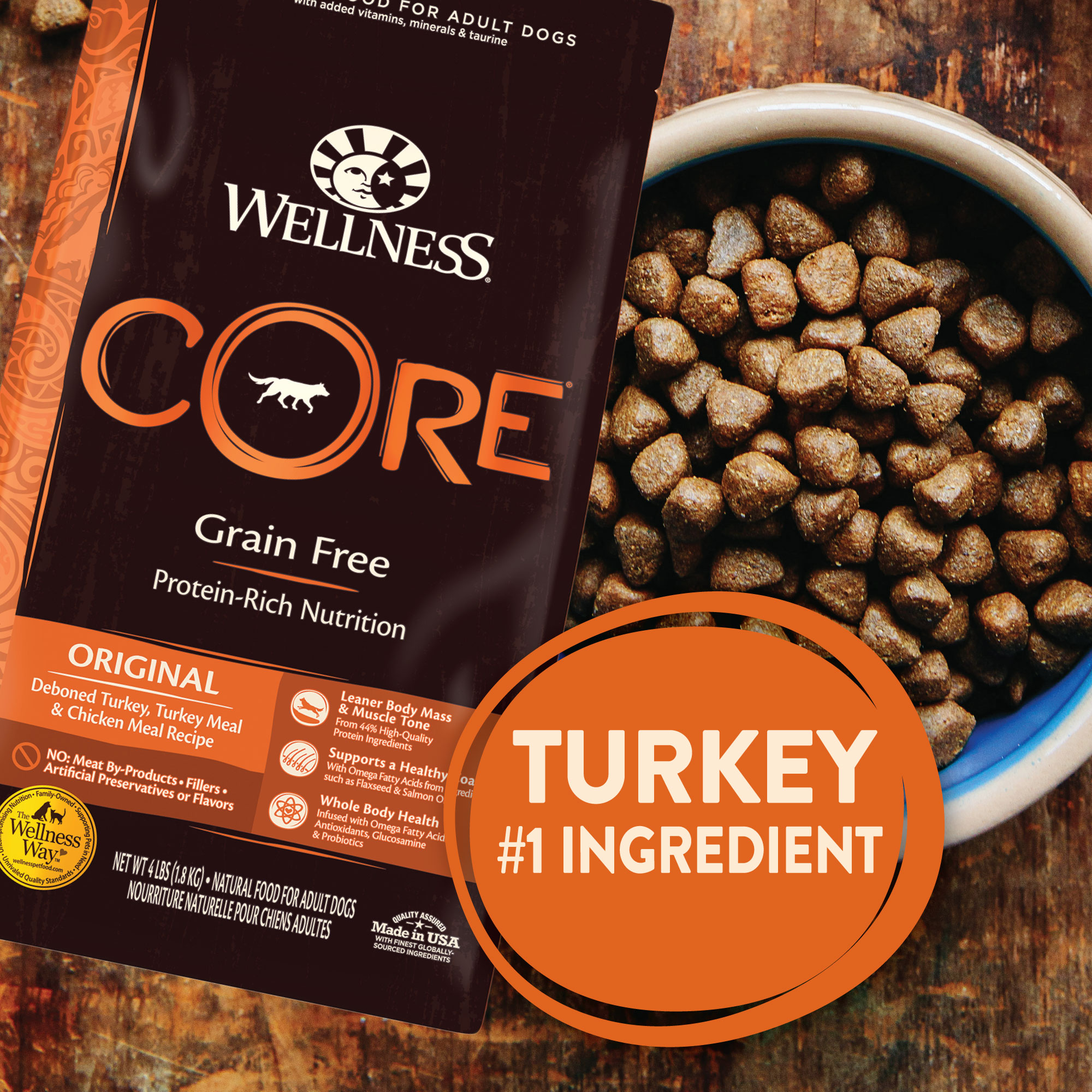 wellness core grain free ingredients