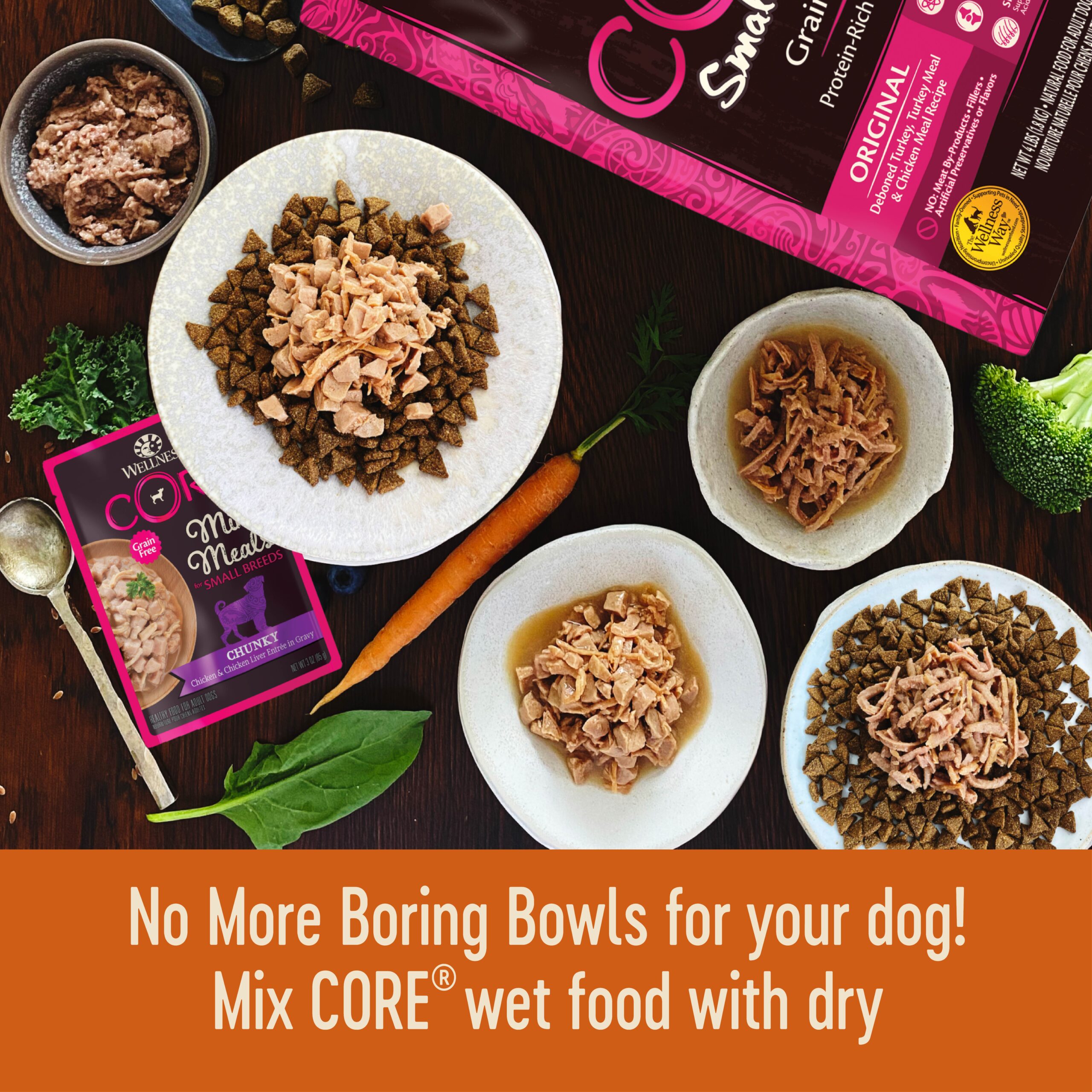 wellness core wet dog food small breed