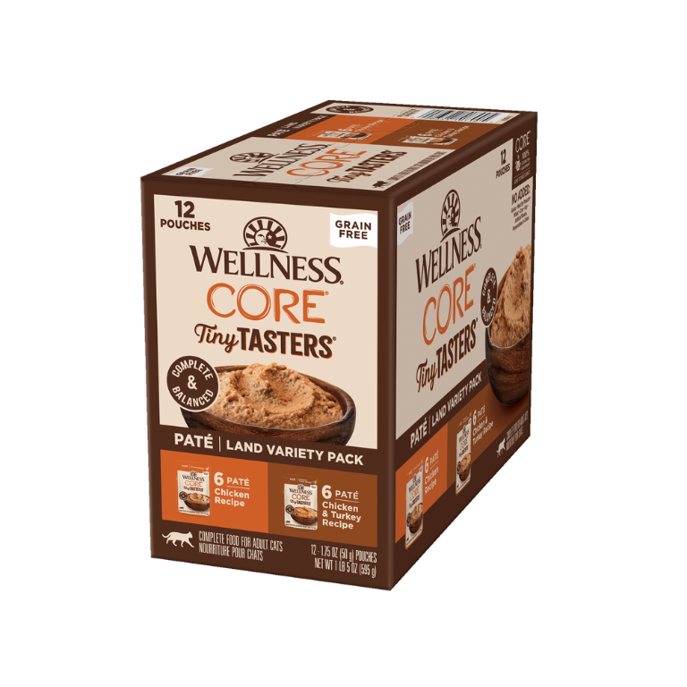 Wellness CORE Tiny Tasters for Cats: Land Variety Pack