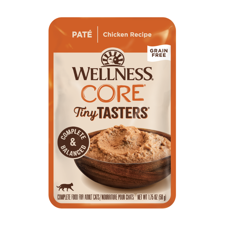 Wellness CORE Tiny Tasters for Cats: Smooth Pâté Chicken Recipe